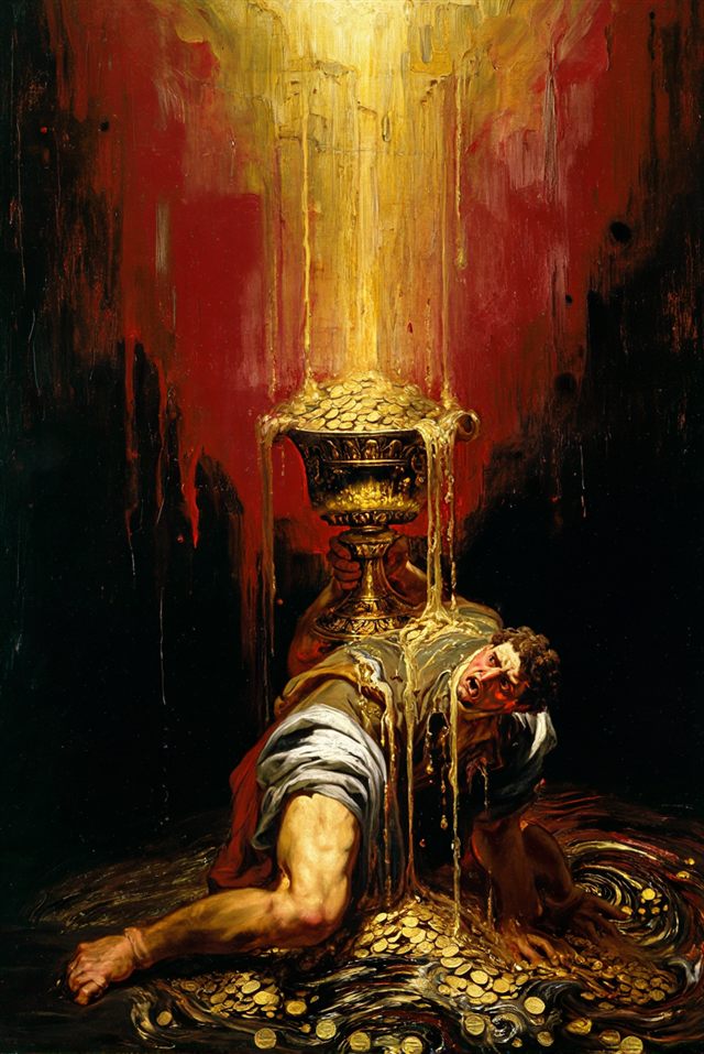 The Bottomless Chalice awareness card