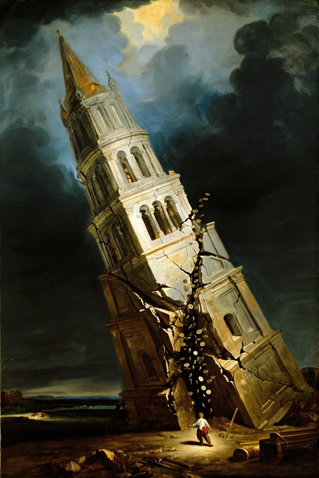 The Teetering Spire awareness card