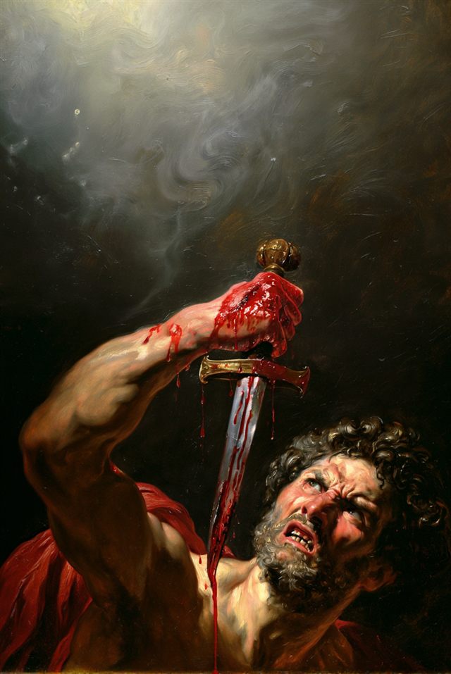 The Bloodied Hilt awareness card